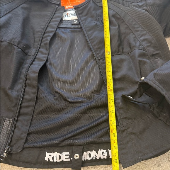 ICON Women's S motorcycle padded Utility Jacket EUC - Picture 11 of 14